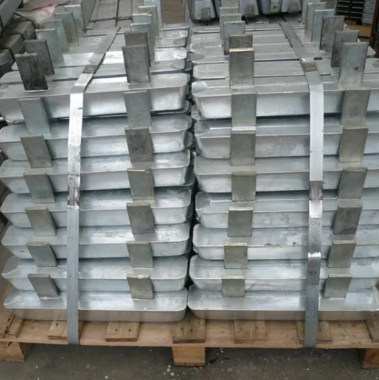 Ânodos de alumínio e zinco para proteção catódica de navios e tubulações